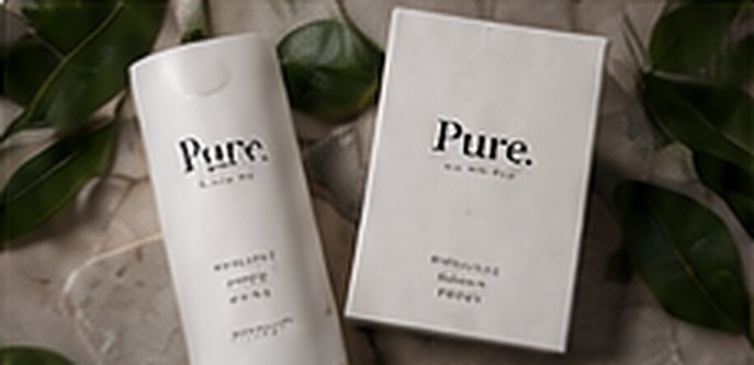 Pure skincare packaging