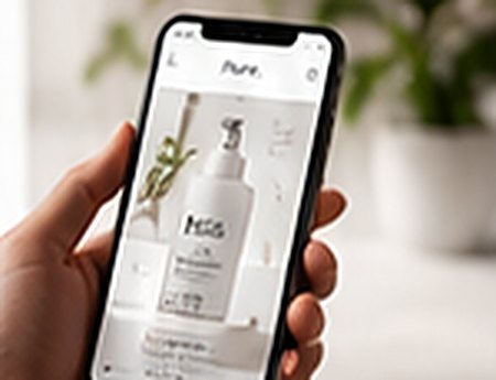Pure. store on a phone