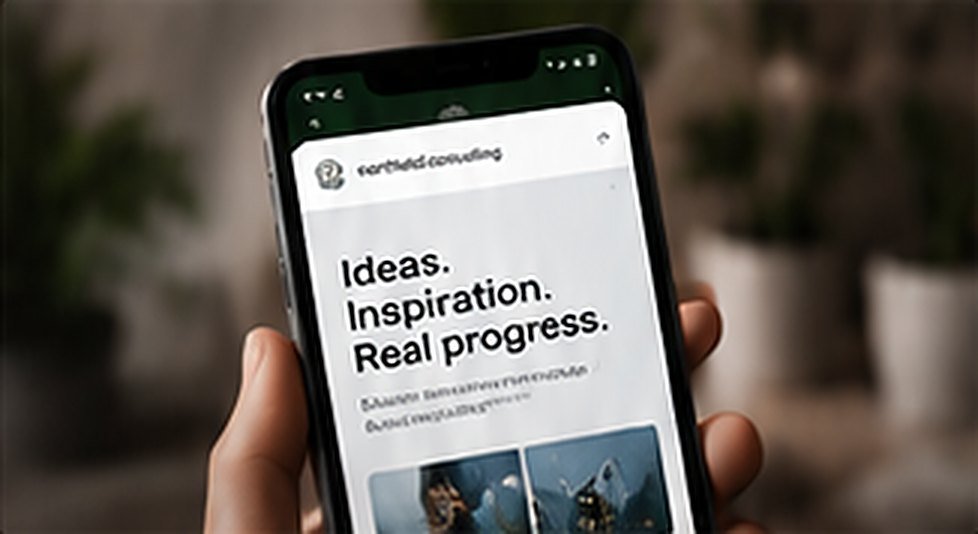 Social post on a phone