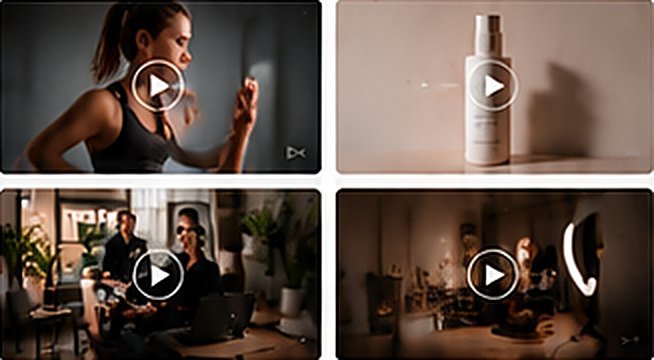 Short-form video stills