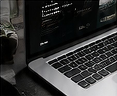 Laptop on a desk