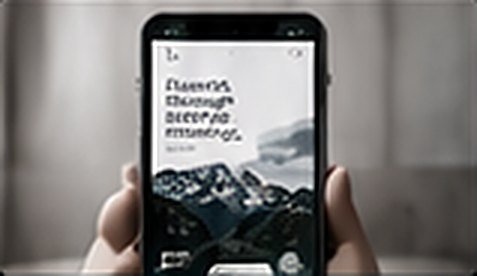Website on a phone